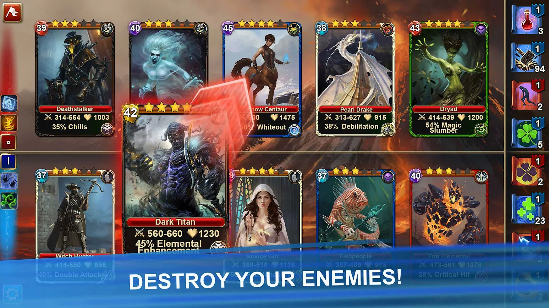 Blood of Titans: Card Battles