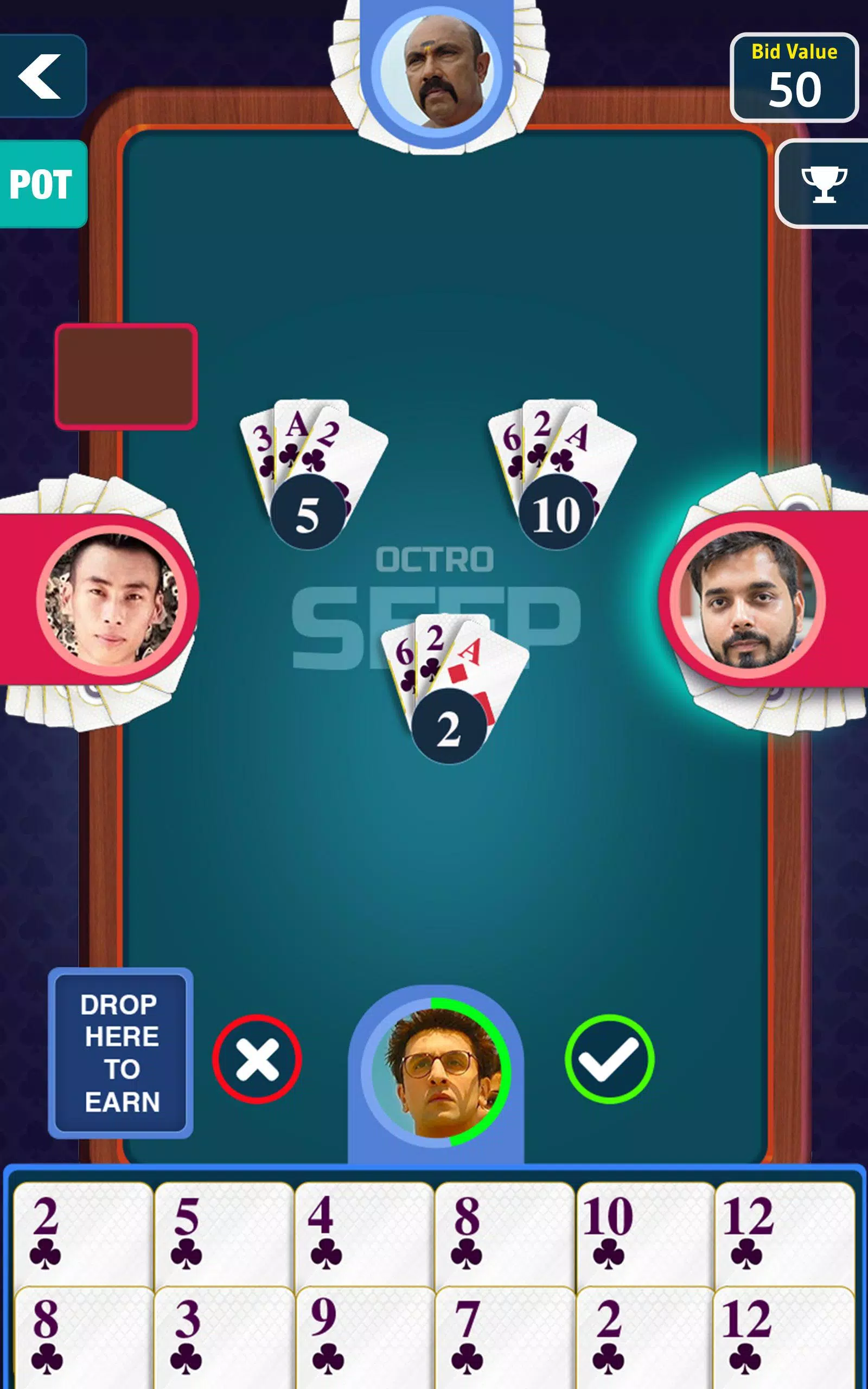 Seep by Octro- Sweep Card Game