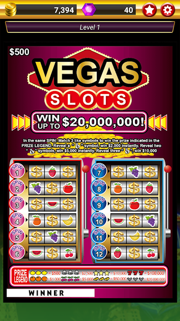 Lotto Scratch – Las Vegas