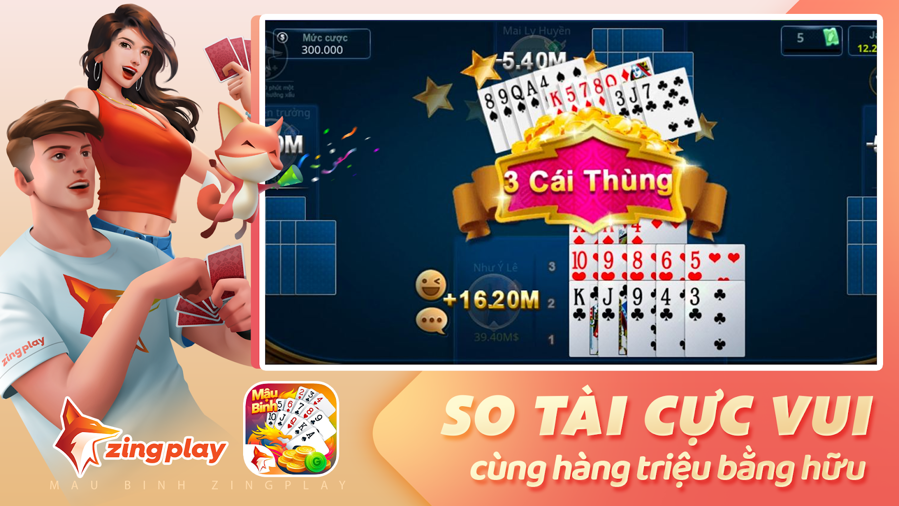 Poker VN ZingPlay ( Mậu Binh)