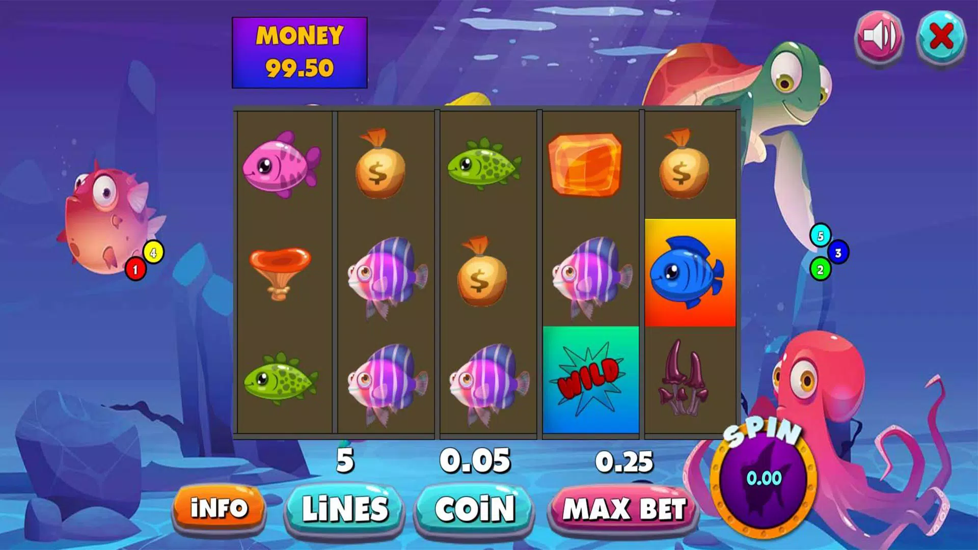 Jackpot underwater City slots